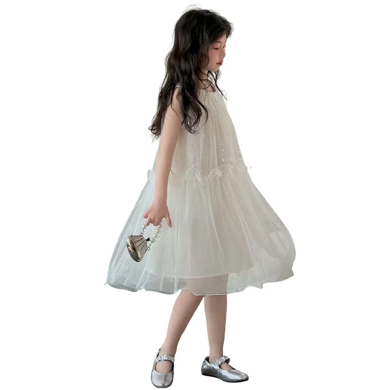 Girls' Sequin Dress 2026 Summer New, Sparkle Princess Gown for Kids Breathable Casual Daily Wear
Girls' Sequin Dress 2026 Summer New, Sparkle Princess Gown for Kids Breathable Casual Daily Wear