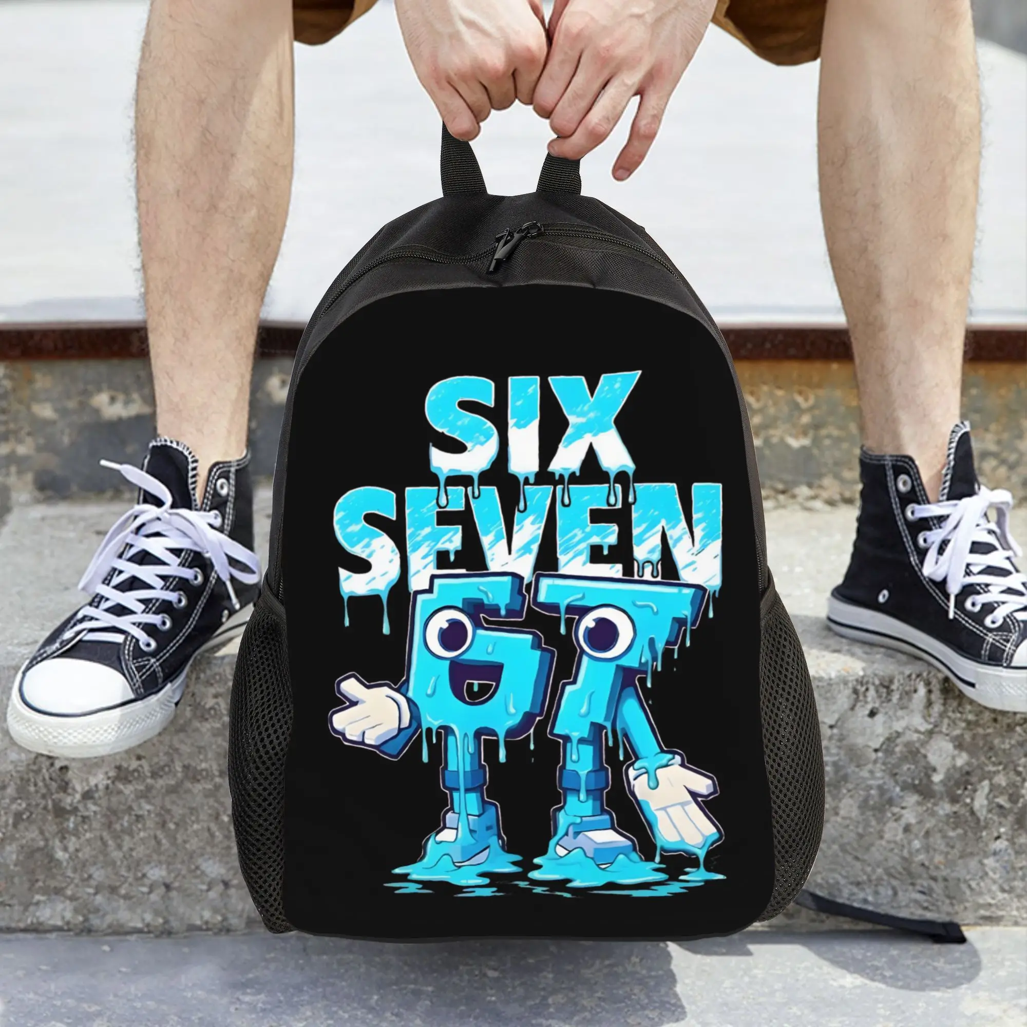 Рюкзак Meme 67 Six Seven 6 7 Italian Brainrot для женщин, модный студенческий школьный ранец, рюкзак для ноутбука, детский дорожный рюкзак
Рюкзак Meme 67 Six Seven 6 7 Italian Brainrot для женщин, модный студенческий школьный ранец, рюкзак для ноутбука, детский дорожный рюкзак