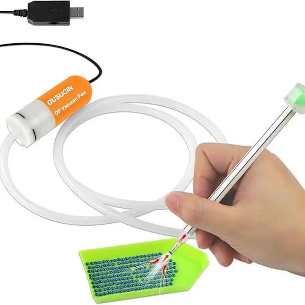 Diamond Art Vacuum Pen USB-Powered Diamond Art Pen Wax-free Rhinestone Picker Pen with Vacuum Suction for Art Craft Projects
Diamond Art Vacuum Pen USB-Powered Diamond Art Pen Wax-free Rhinestone Picker Pen with Vacuum Suction for Art Craft Projects