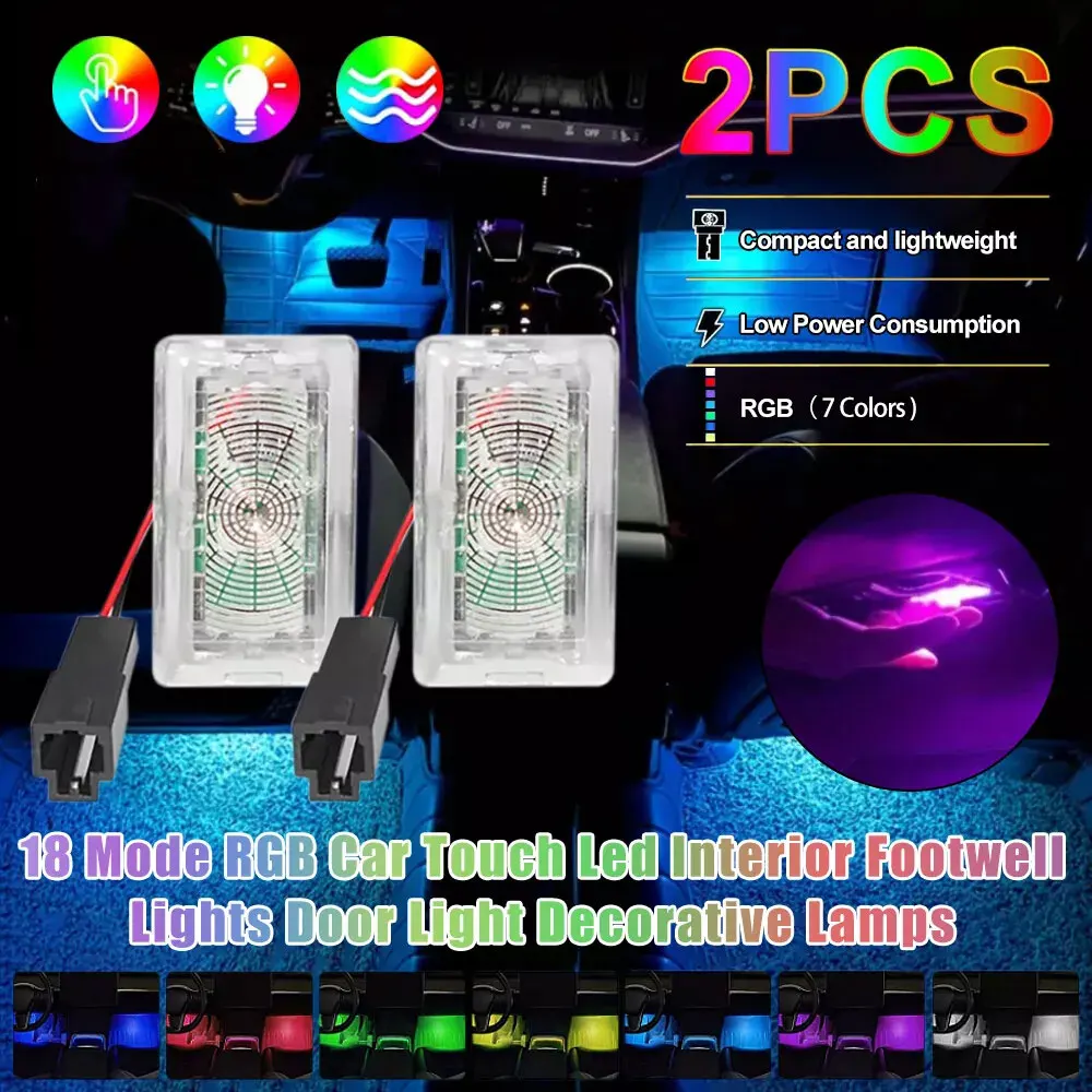 2PCS LED Footwell Light 18 Modes for Tesla Model 3 Model Y LED Car Atmosphere Lamp Footwell Lamp Interior Decorate Accessories
2PCS LED Footwell Light 18 Modes for Tesla Model 3 Model Y LED Car Atmosphere Lamp Footwell Lamp Interior Decorate Accessories