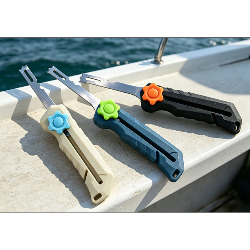 SQUID SPIKE Stainless Steel Line Cutter Multi Function Fishing Tackle Tool Fishing Line Scissors For Men Saltwater Freshwater
SQUID SPIKE Stainless Steel Line Cutter Multi Function Fishing Tackle Tool Fishing Line Scissors For Men Saltwater Freshwater