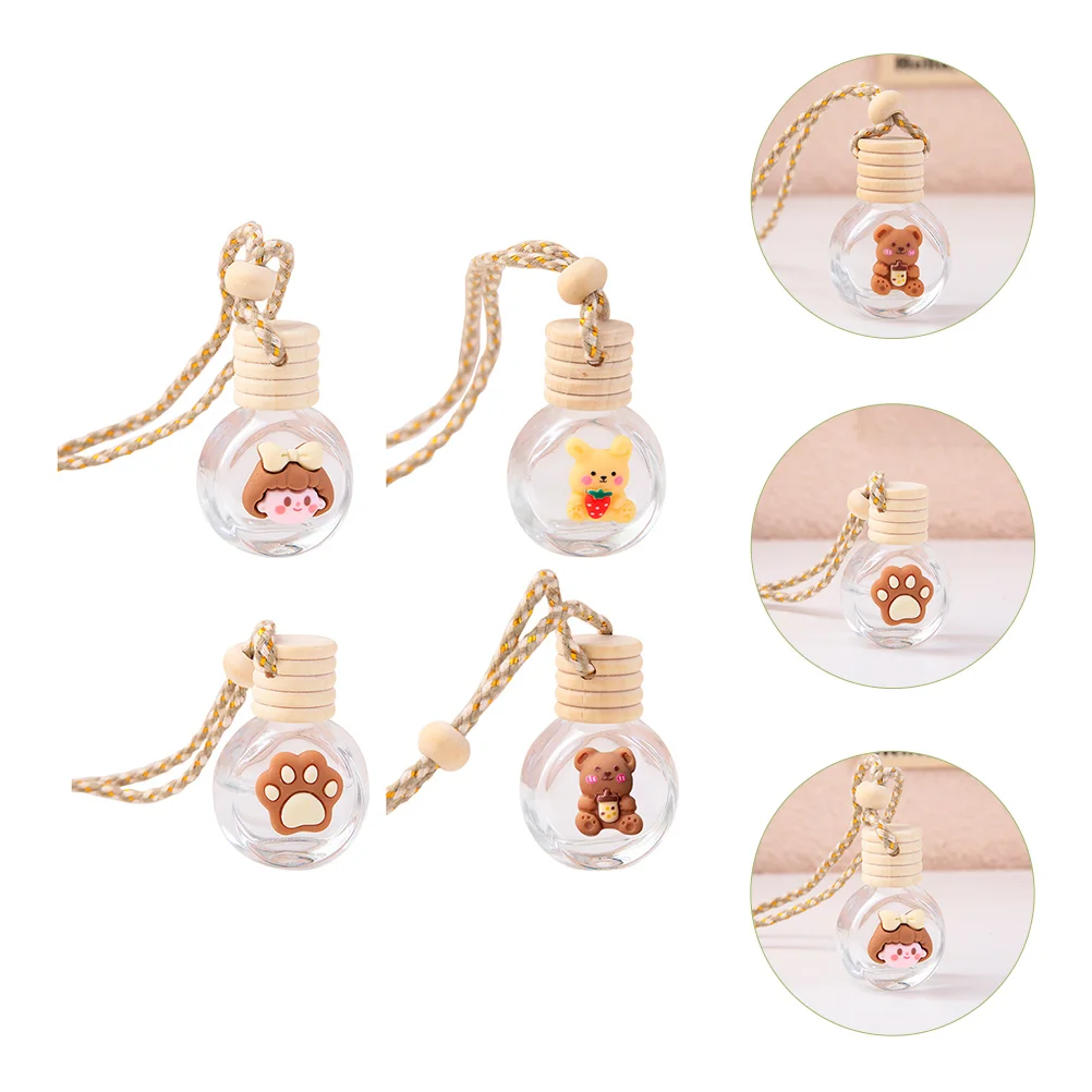 4 Pcs Diffuser Rearview Mirror Ornament Perfume Pendant Glass Car Essential Oil Essentials Hanging Accessories
4 Pcs Diffuser Rearview Mirror Ornament Perfume Pendant Glass Car Essential Oil Essentials Hanging Accessories