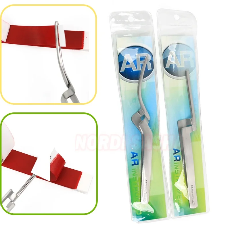 1Pcs Dental AR Straight/Elbow Bite Paper Forceps Red and Blue Bite Paper Clips Bite Registration Tool Pliers Dentist Instrument
1Pcs Dental AR Straight/Elbow Bite Paper Forceps Red and Blue Bite Paper Clips Bite Registration Tool Pliers Dentist Instrument