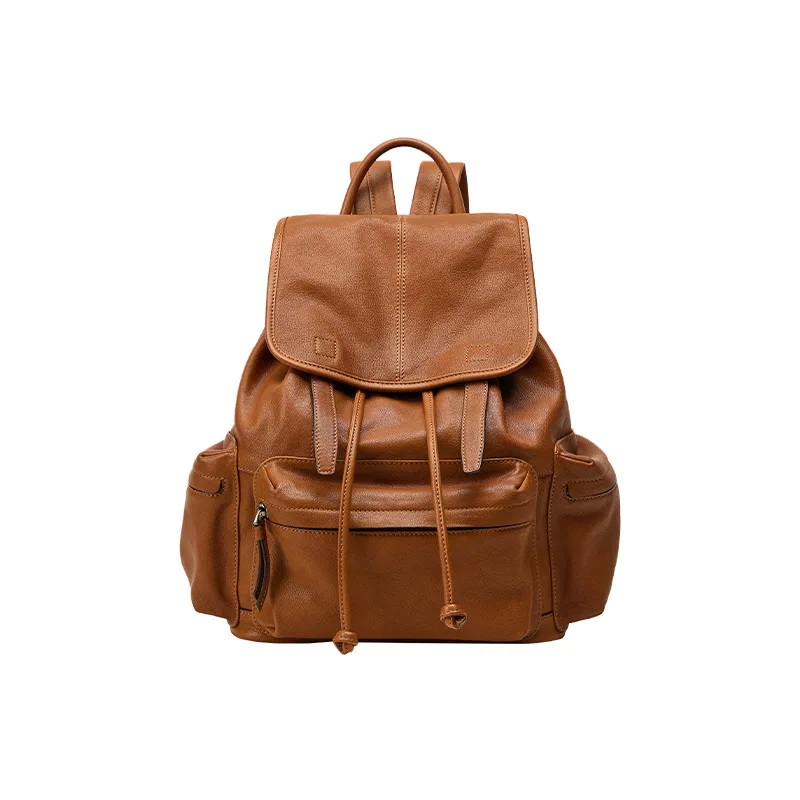 QIUZHEN Vegetable-Tanned Sheepskin Free-Style Backpack Travel Lightweight Casual Vintage Large Capacity Backpack Unisex
QIUZHEN Vegetable-Tanned Sheepskin Free-Style Backpack Travel Lightweight Casual Vintage Large Capacity Backpack Unisex