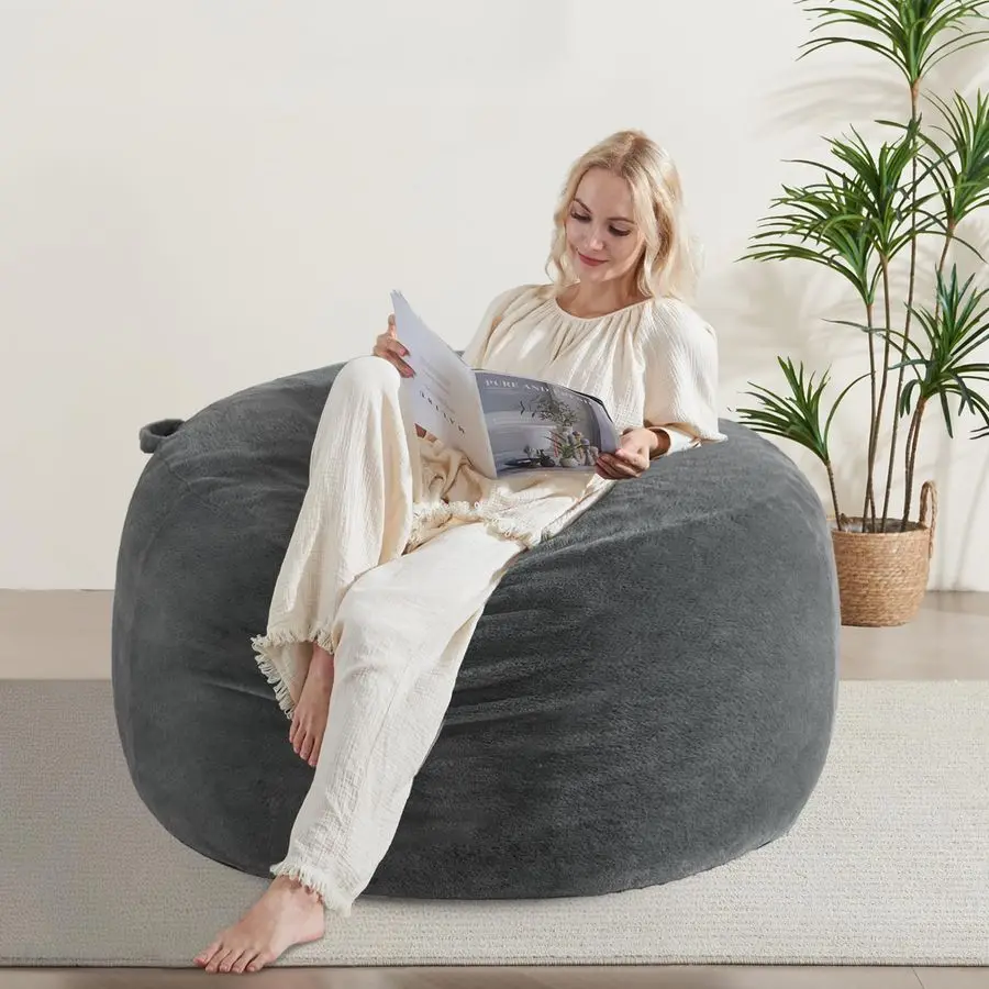 Bean Bag Chair, Comfy Bean Bag Chairs for Adults, Luxury Velvet Memory Foam Stuffed Beans Bags with Removable Cover, Adult Beanb
Bean Bag Chair, Comfy Bean Bag Chairs for Adults, Luxury Velvet Memory Foam Stuffed Beans Bags with Removable Cover, Adult Beanb