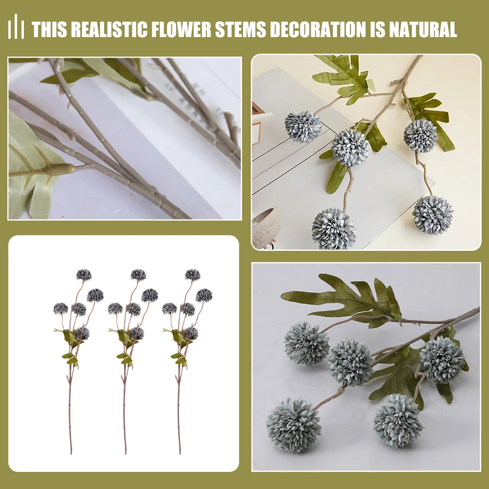 3pcs Artificial Flowers Decorative Faux Dandelion Lifelike Wedding Home Office Party Decoration Autumn White Mini
3pcs Artificial Flowers Decorative Faux Dandelion Lifelike Wedding Home Office Party Decoration Autumn White Mini