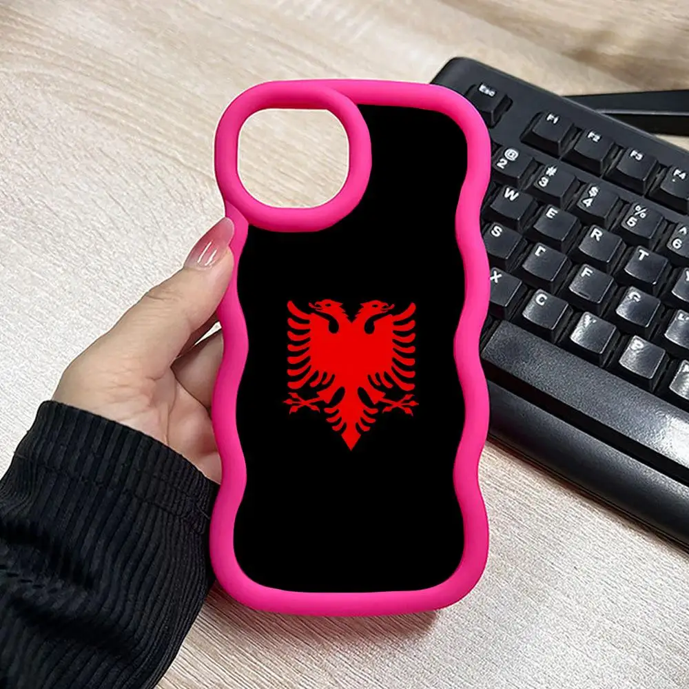 Albania Flag Phone Case for iPhone 17 16 15 14 13 12 11 Air Pro Max Plus Red Soft TPU Wavy Edge Cover
Albania Flag Phone Case for iPhone 17 16 15 14 13 12 11 Air Pro Max Plus Red Soft TPU Wavy Edge Cover