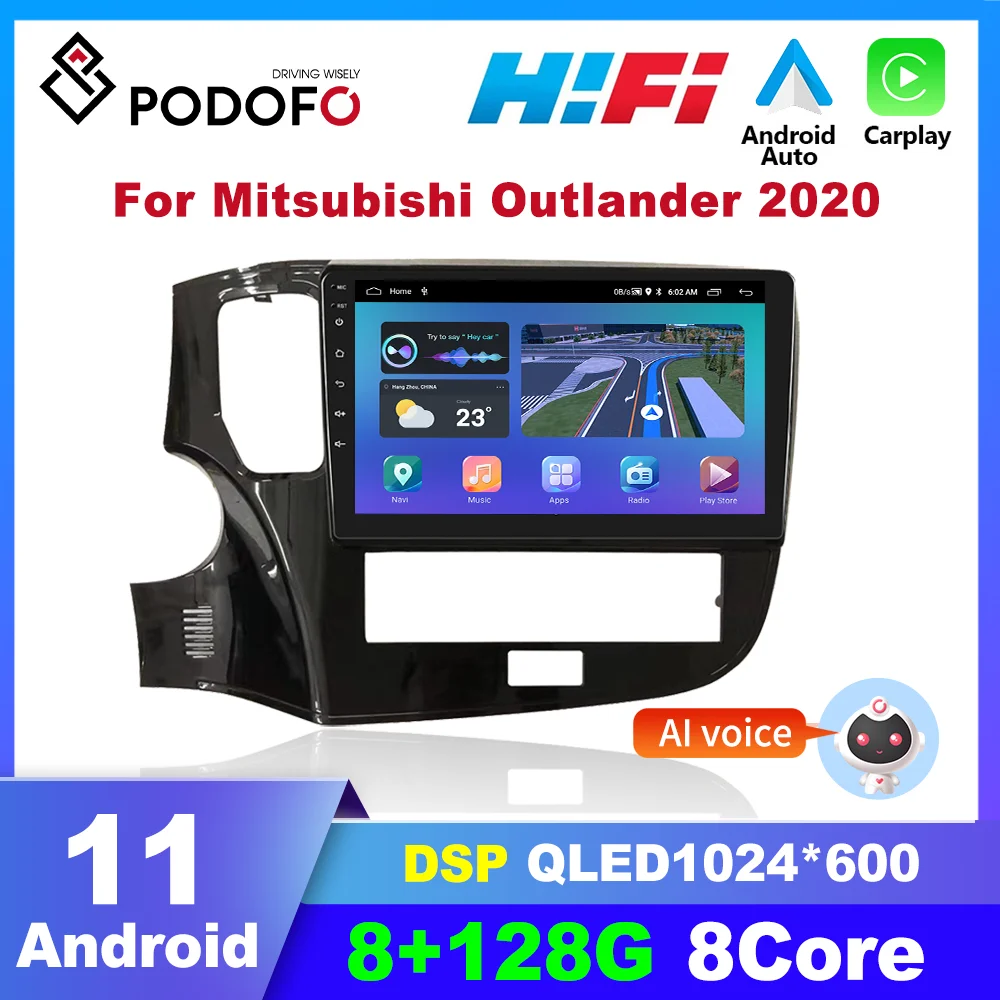 Podofo Carplay 2 Din Android Car Radio For Mitsubishi Outlander 2020 Multimidia Video Player Navigation GPS Audio DVD Head Unit
Podofo Carplay 2 Din Android Car Radio For Mitsubishi Outlander 2020 Multimidia Video Player Navigation GPS Audio DVD Head Unit