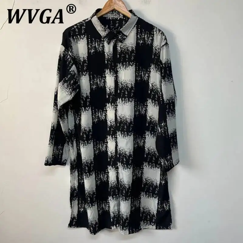 WVGA Spring Autumn New Men Tide Washed Plaid Niche Design Simple Mid Lengh Shirts Trendy Casual Long Seelves Shirt Ins Y2K W7490 
WVGA Spring Autumn New Men Tide Washed Plaid Niche Design Simple Mid Lengh Shirts Trendy Casual Long Seelves Shirt Ins Y2K W7490