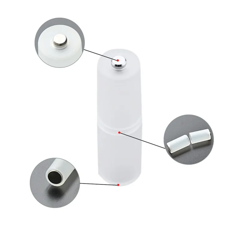 2pcs AAA to AA Size Cell Battery Box Converter Batteries Holder Plastic Case Adapter Switcher for AAA To AA Battery
2pcs AAA to AA Size Cell Battery Box Converter Batteries Holder Plastic Case Adapter Switcher for AAA To AA Battery