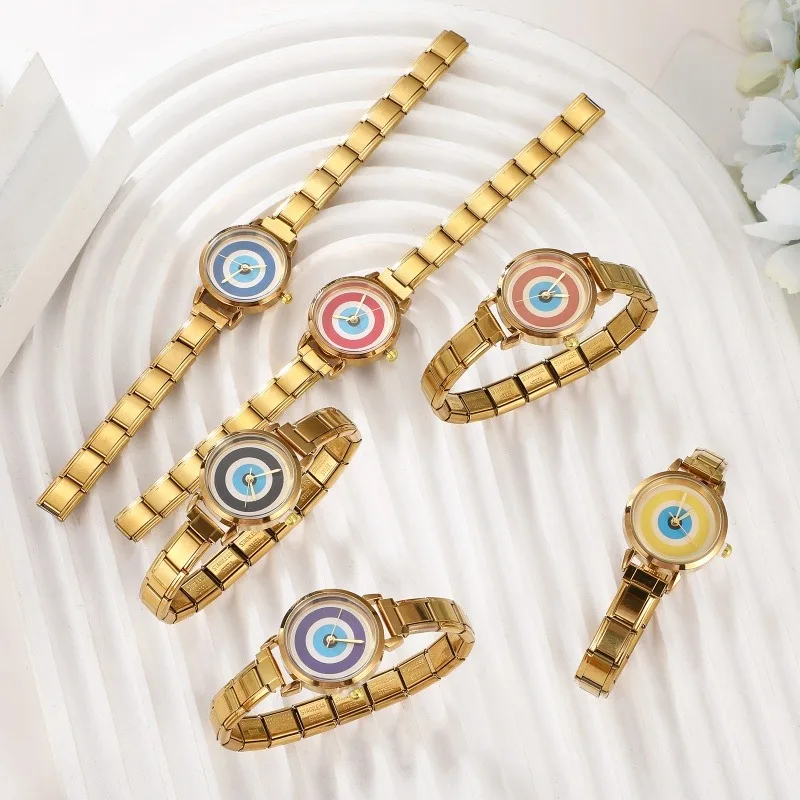 Wholesale New Luxury Women Casual Watches Fashion Colorful Round Dial Stainless Steel Strap Watch For Womens Clock(Without Box)
Wholesale New Luxury Women Casual Watches Fashion Colorful Round Dial Stainless Steel Strap Watch For Womens Clock(Without Box)