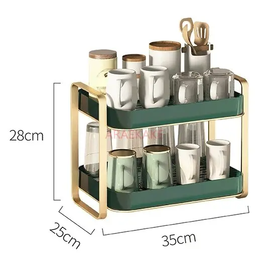 1pcs High end shelf, double-layer drain tray, tea cup holder, household cup holder, storage
1pcs High end shelf, double-layer drain tray, tea cup holder, household cup holder, storage