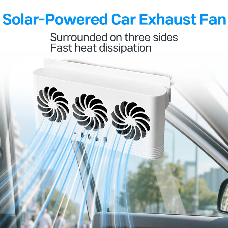 Car Exhaust Fan Solar Car Intelligent Air Circulation Radiator Car Cooling Exhaust Fan On-Board Refrigeration System
Car Exhaust Fan Solar Car Intelligent Air Circulation Radiator Car Cooling Exhaust Fan On-Board Refrigeration System