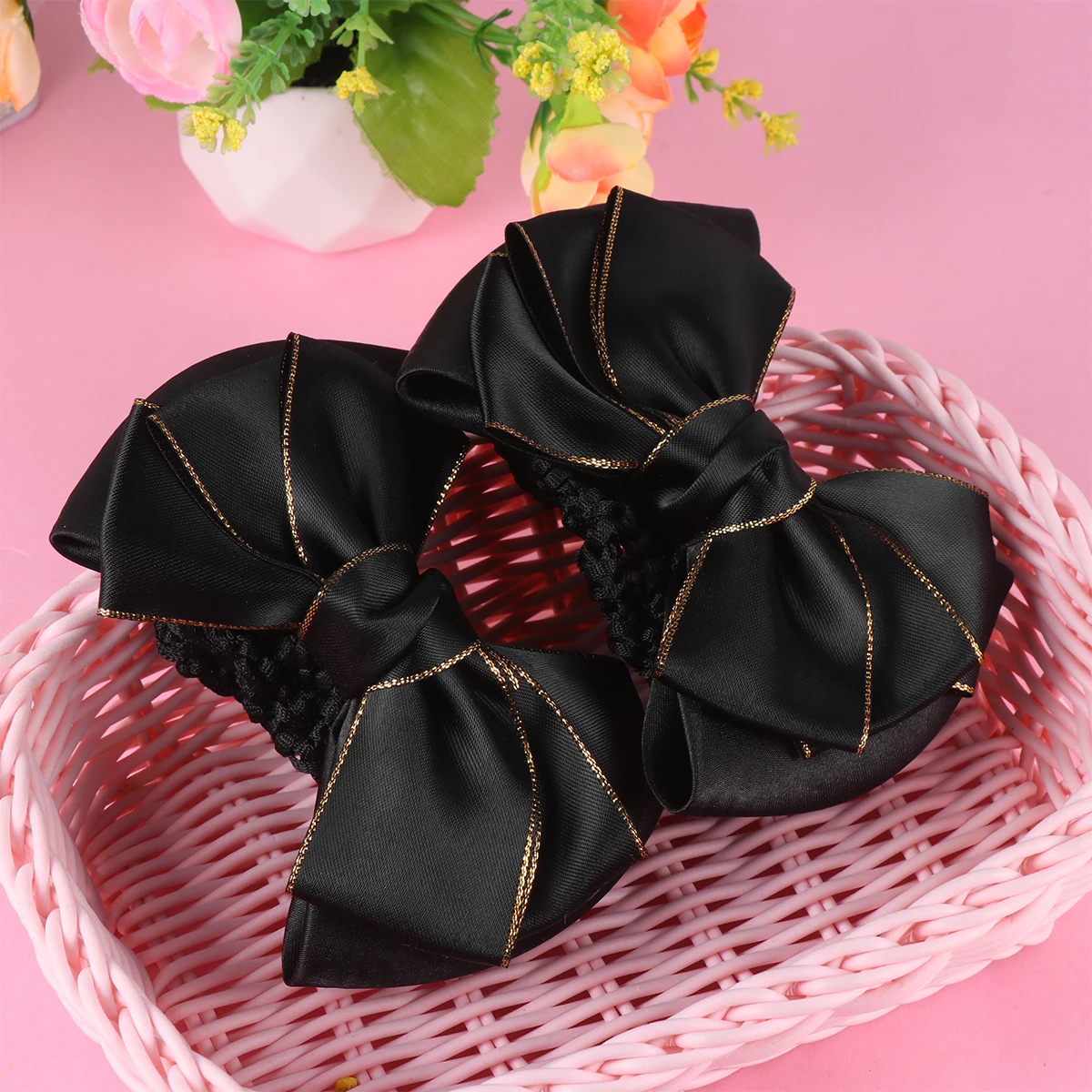2Pcs GoldEdged HairSnood BunHolders Durable LongLasting PerfectClassy FormalOccasion SummerProtection
2Pcs GoldEdged HairSnood BunHolders Durable LongLasting PerfectClassy FormalOccasion SummerProtection