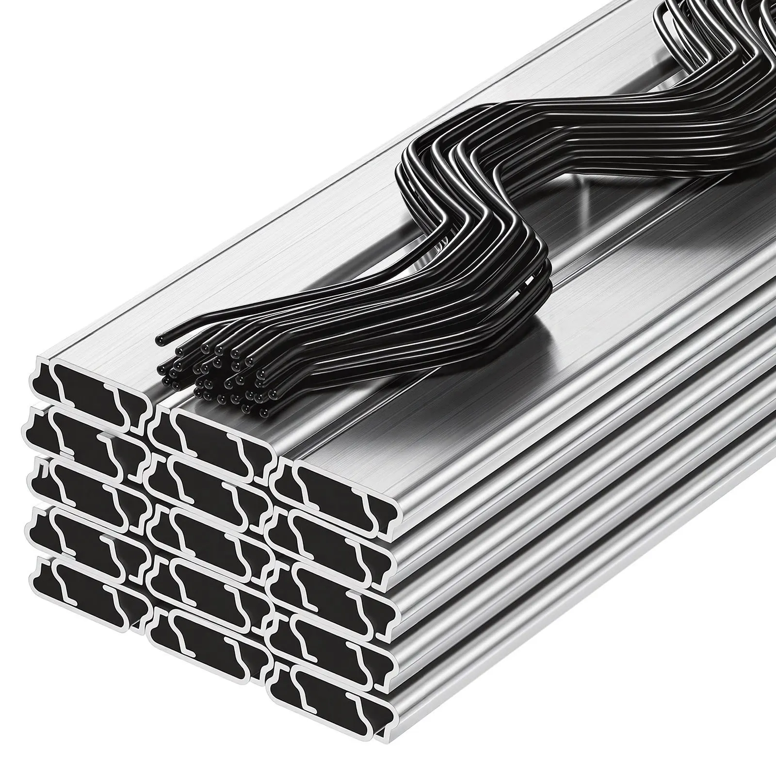 Greenhouse Spring Wire and Lock Channel, 30 Packs 6.56 ft PVC-Coated Wiggle Wire & Aluminum Alloy Channel Bundle Kit with Inc
Greenhouse Spring Wire and Lock Channel, 30 Packs 6.56 ft PVC-Coated Wiggle Wire & Aluminum Alloy Channel Bundle Kit with Inc