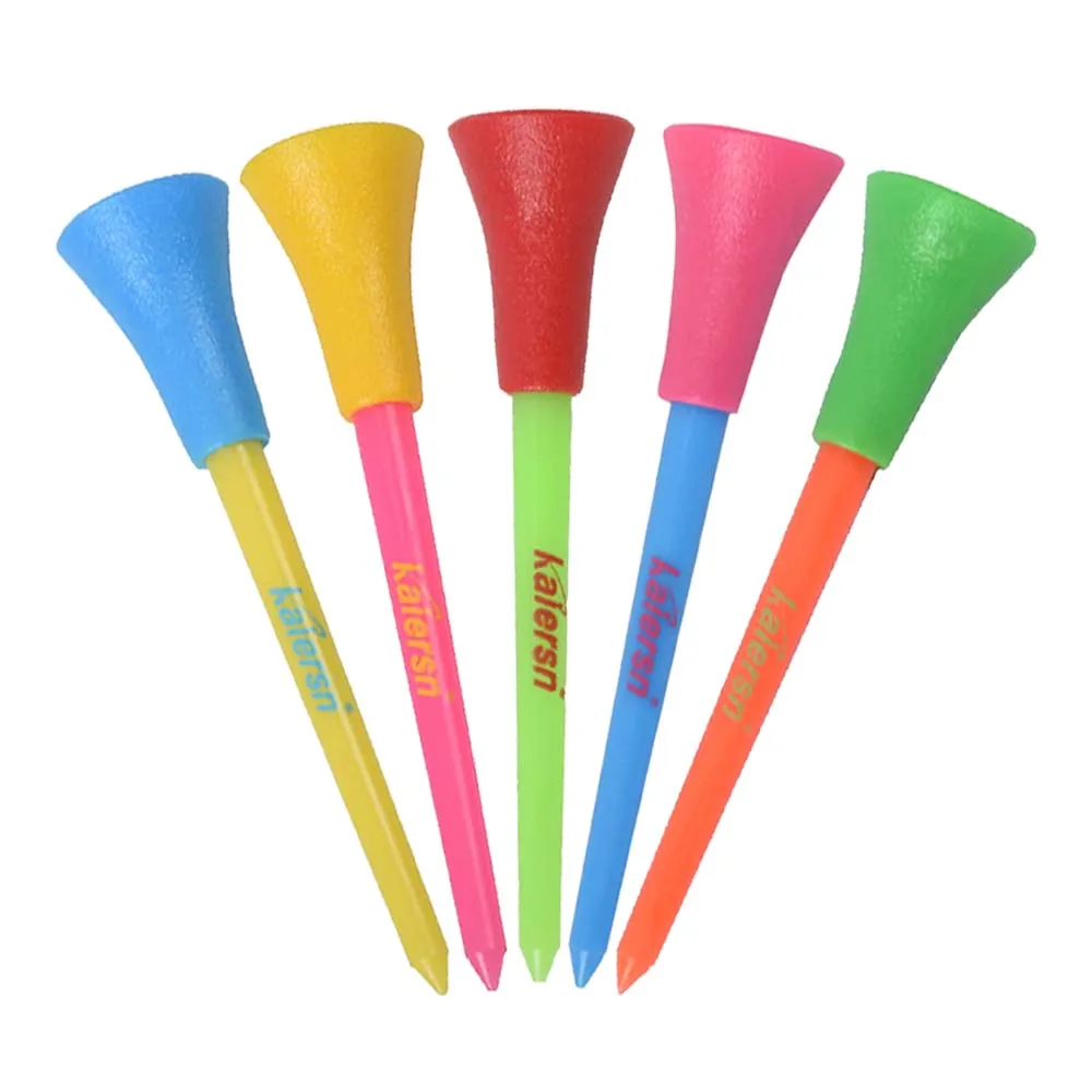 Durable 5pcs Golf Tees with PVC Heads - 83mm/3.27 Inches Plastic Tees in Mixed Colors
Durable 5pcs Golf Tees with PVC Heads - 83mm/3.27 Inches Plastic Tees in Mixed Colors