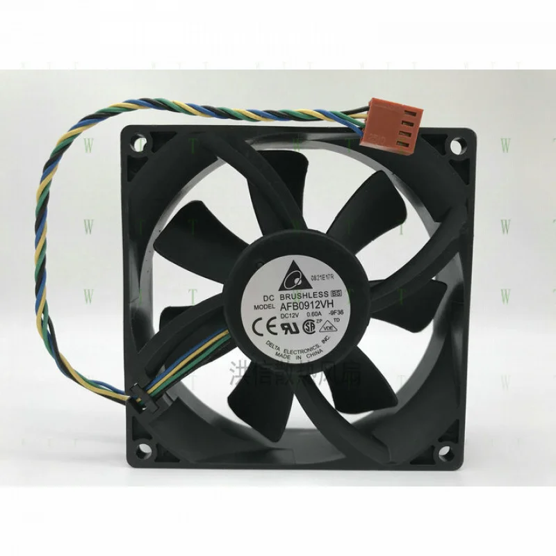 H 1 шт. для вентилятора DELTA AFB0912VH DC12V 0,6A 9025 9 см 4-контактный охлаждающий вентилятор
H 1 шт. для вентилятора DELTA AFB0912VH DC12V 0,6A 9025 9 см 4-контактный охлаждающий вентилятор