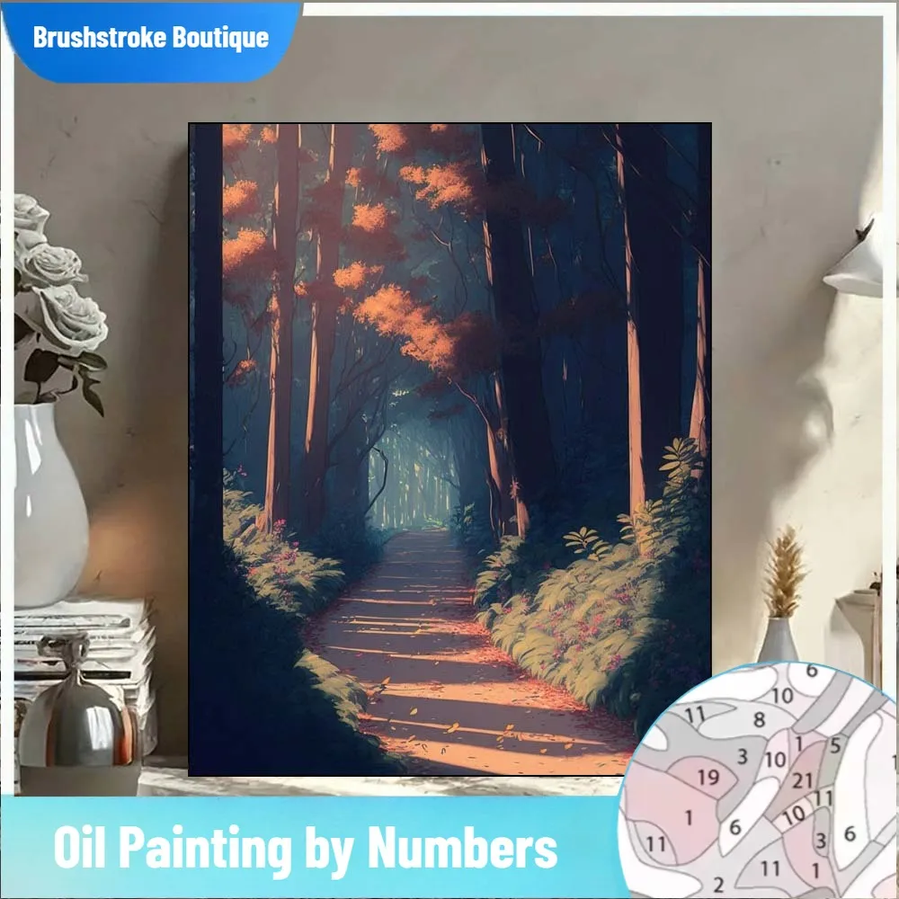 Serene Forest Path с фильтром солнечного света через листья, холст, картина «сделай сам», набор по номерам для взрослых, начинающих, безрамный
Serene Forest Path с фильтром солнечного света через листья, холст, картина «сделай сам», набор по номерам для взрослых, начинающих, безрамный