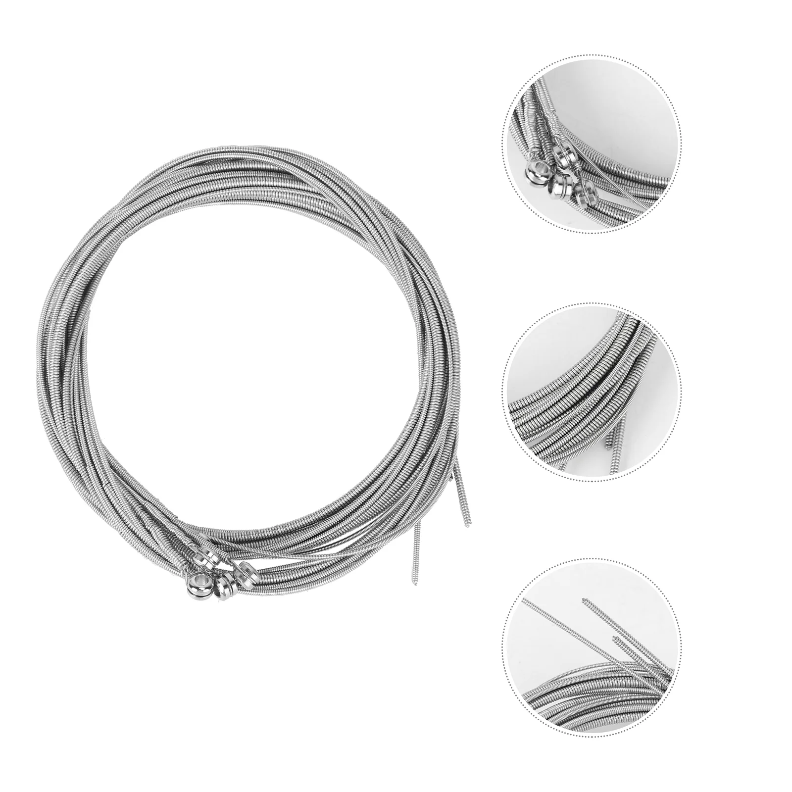 5pcs Steel Strings for 5 String Bass Guitar (Silver) Steel bass string Bass strings Bass guitar strings
5pcs Steel Strings for 5 String Bass Guitar (Silver) Steel bass string Bass strings Bass guitar strings