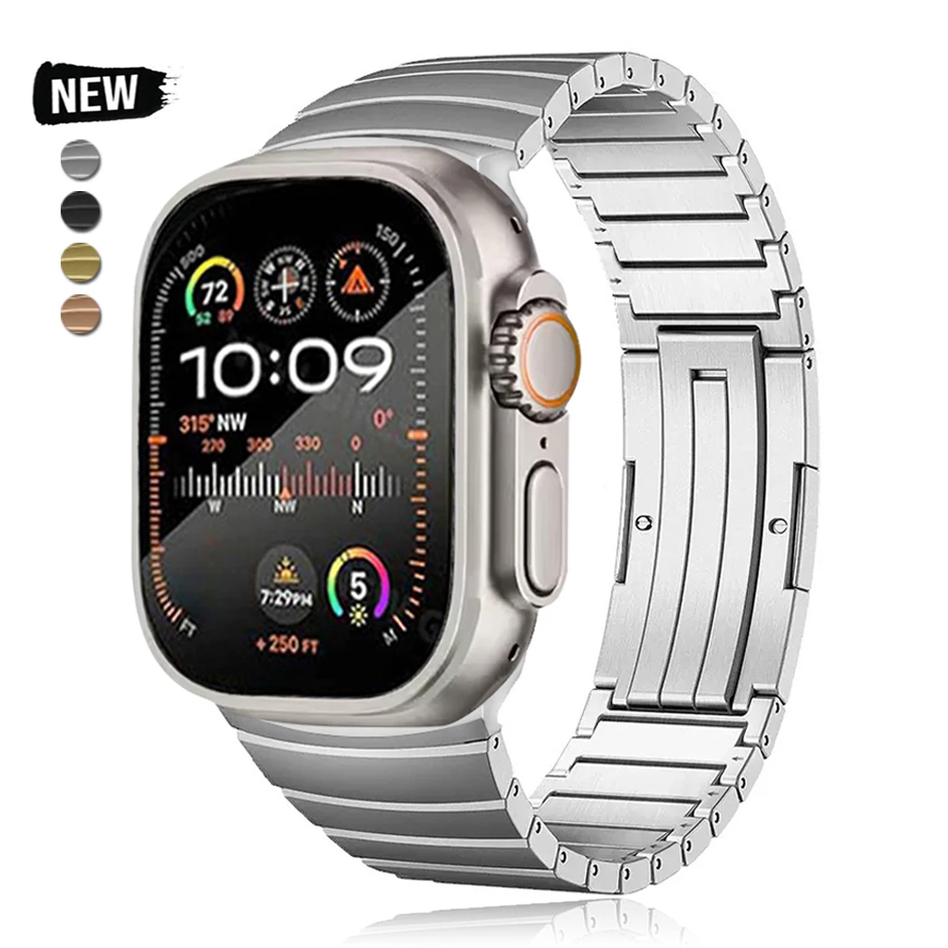 Браслет звеньевой из нержавеющей стали для Apple Watch Ultra 2 49 мм 9 45 мм, металлический ремешок для iWatch Series 9 8 7 6 5 44 мм 42 мм, аксессуары
Браслет звеньевой из нержавеющей стали для Apple Watch Ultra 2 49 мм 9 45 мм, металлический ремешок для iWatch Series 9 8 7 6 5 44 мм 42 мм, аксессуары