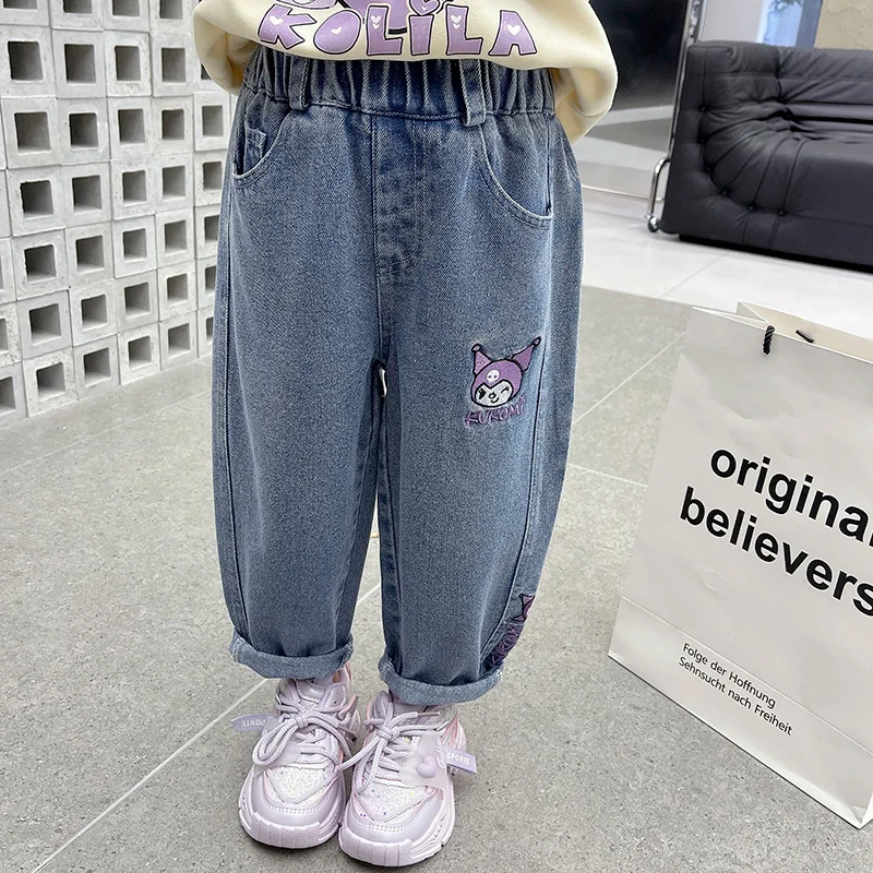 Girls' Casual Embroidered Denim Jeans Spring 2026 New Sle Children's Outfit Baby Wear Loose Fit Elastic Waist Denim Pants
Girls' Casual Embroidered Denim Jeans Spring 2026 New Sle Children's Outfit Baby Wear Loose Fit Elastic Waist Denim Pants