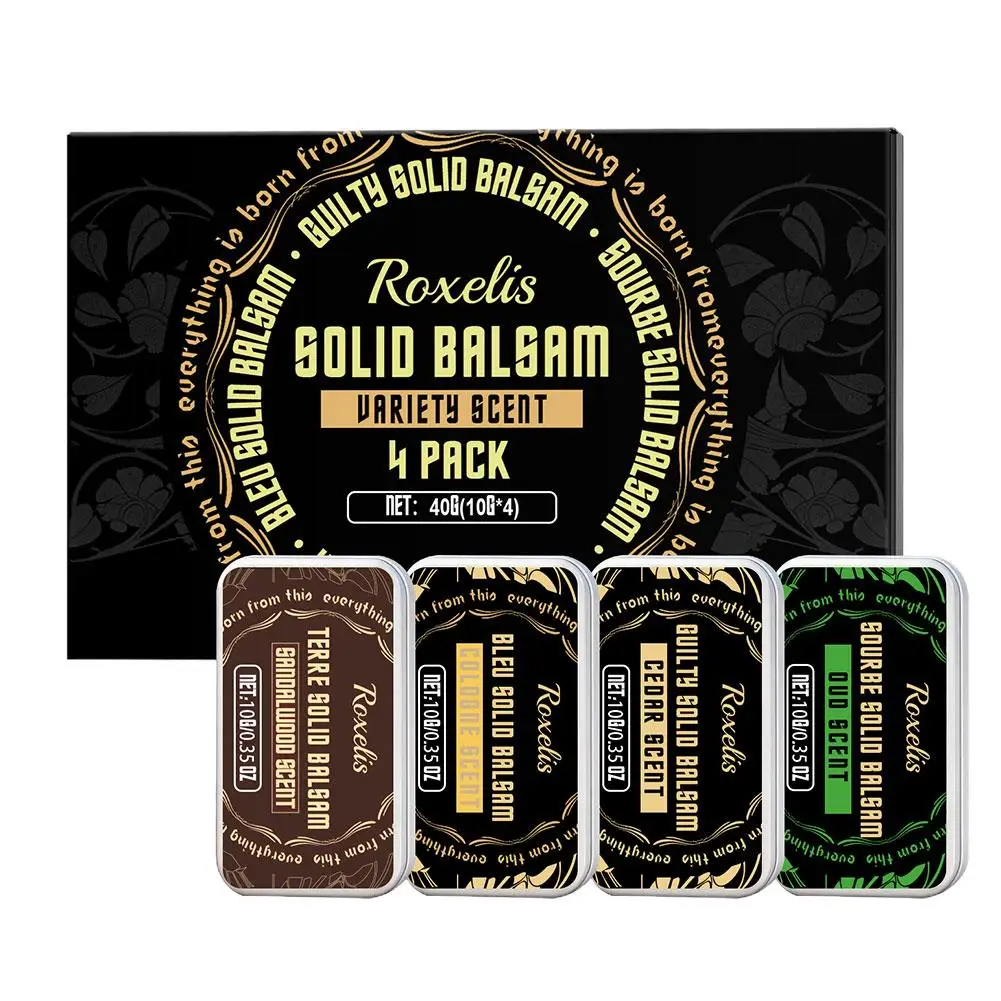 4 In A Box Portable Men Solid Cologne Set - Long-lasting Fragrance Deodorant Balm, Light Woman Floral Scent Gel
4 In A Box Portable Men Solid Cologne Set - Long-lasting Fragrance Deodorant Balm, Light Woman Floral Scent Gel