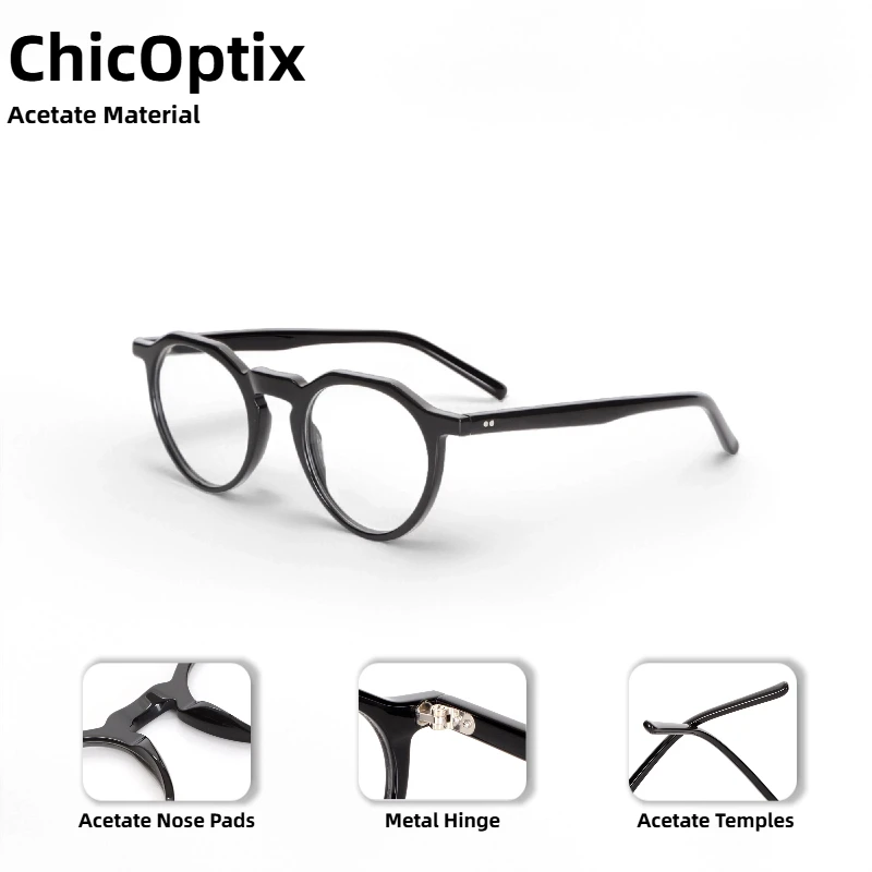 New Retro Art Style Women's Optical Glasses Acetate Frames Men's Brand Designer Design Fashion Classic Glasses Clear Lenses
New Retro Art Style Women's Optical Glasses Acetate Frames Men's Brand Designer Design Fashion Classic Glasses Clear Lenses