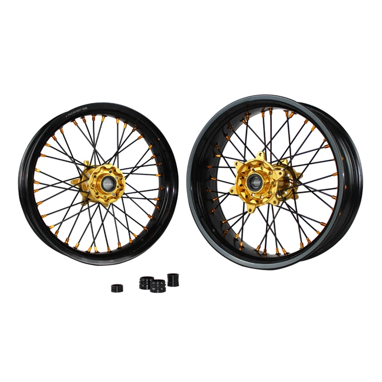 Цена со скидкой 17-дюймовые комплекты колес Supermoto для KTM EXC/SXF 125CC-525CC 2003-2025/Stark Varg
Цена со скидкой 17-дюймовые комплекты колес Supermoto для KTM EXC/SXF 125CC-525CC 2003-2025/Stark Varg