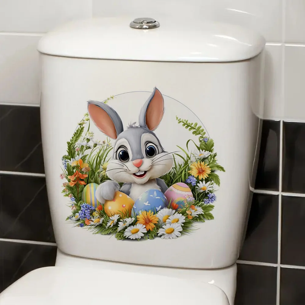 Cute Easter Bunny and Colorful Eggs Self-Adhesive Stickers, Bedroom Entryway Living Room Porch Home Decoration Wall Stickers
Cute Easter Bunny and Colorful Eggs Self-Adhesive Stickers, Bedroom Entryway Living Room Porch Home Decoration Wall Stickers