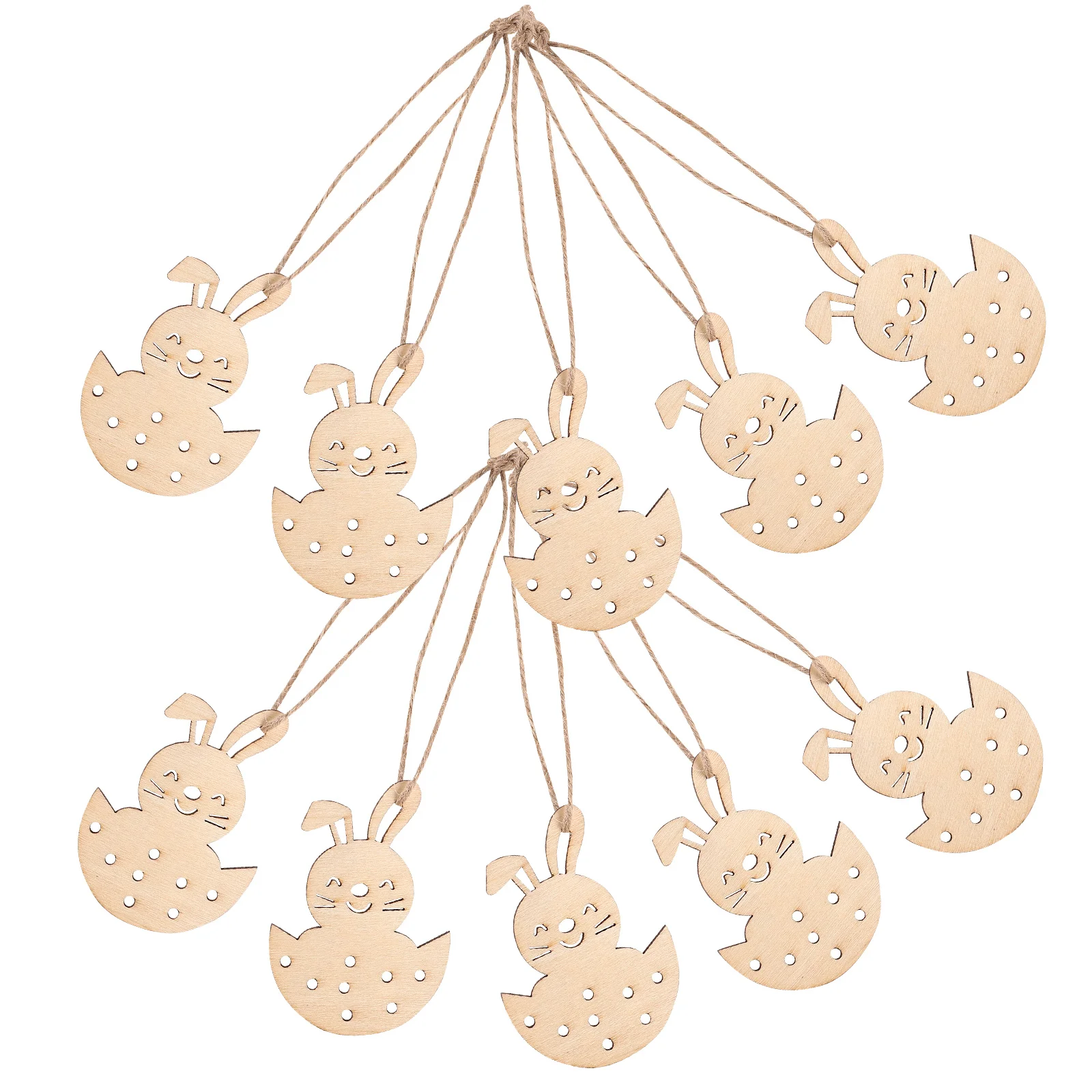 Bunny Cutouts Easter Decoration Hanging Tags Wood Table Wooden Centerpiece Child
Bunny Cutouts Easter Decoration Hanging Tags Wood Table Wooden Centerpiece Child