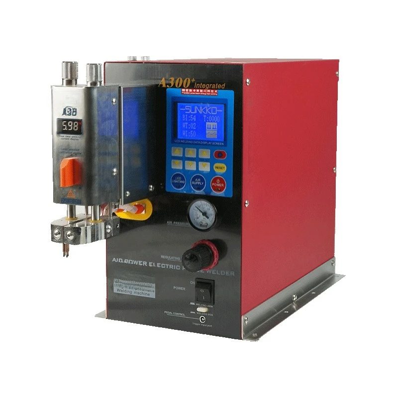 A300 lithium battery pneumatic spot welding machine built-in air source 18650 assembly nickel sheet touch welding equipment
A300 lithium battery pneumatic spot welding machine built-in air source 18650 assembly nickel sheet touch welding equipment