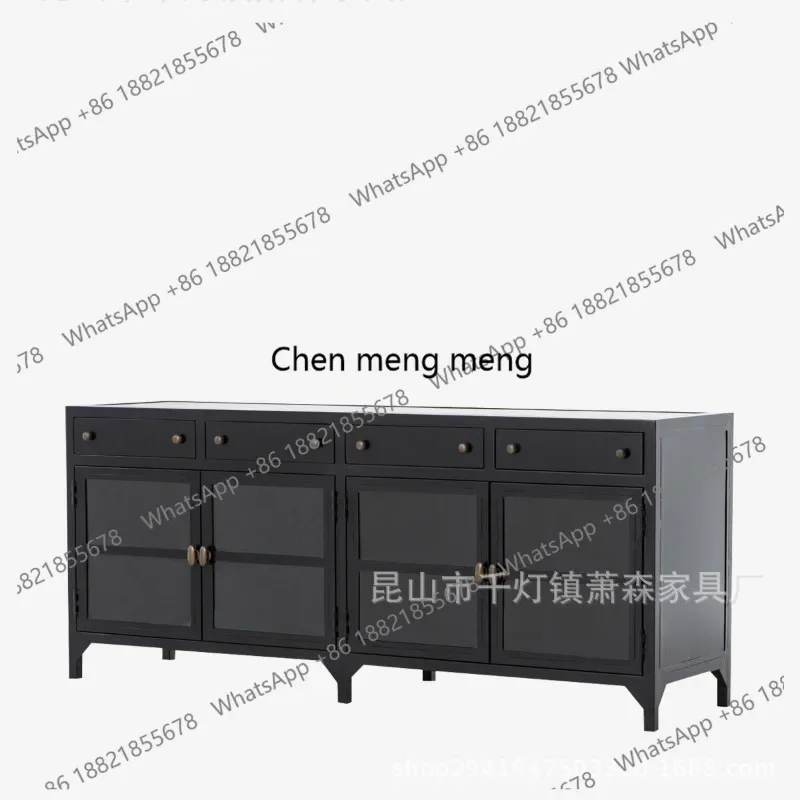 American retro dining side cabinet solid wood French light luxury entrance chest small apartment simple storage TV cabinet
American retro dining side cabinet solid wood French light luxury entrance chest small apartment simple storage TV cabinet