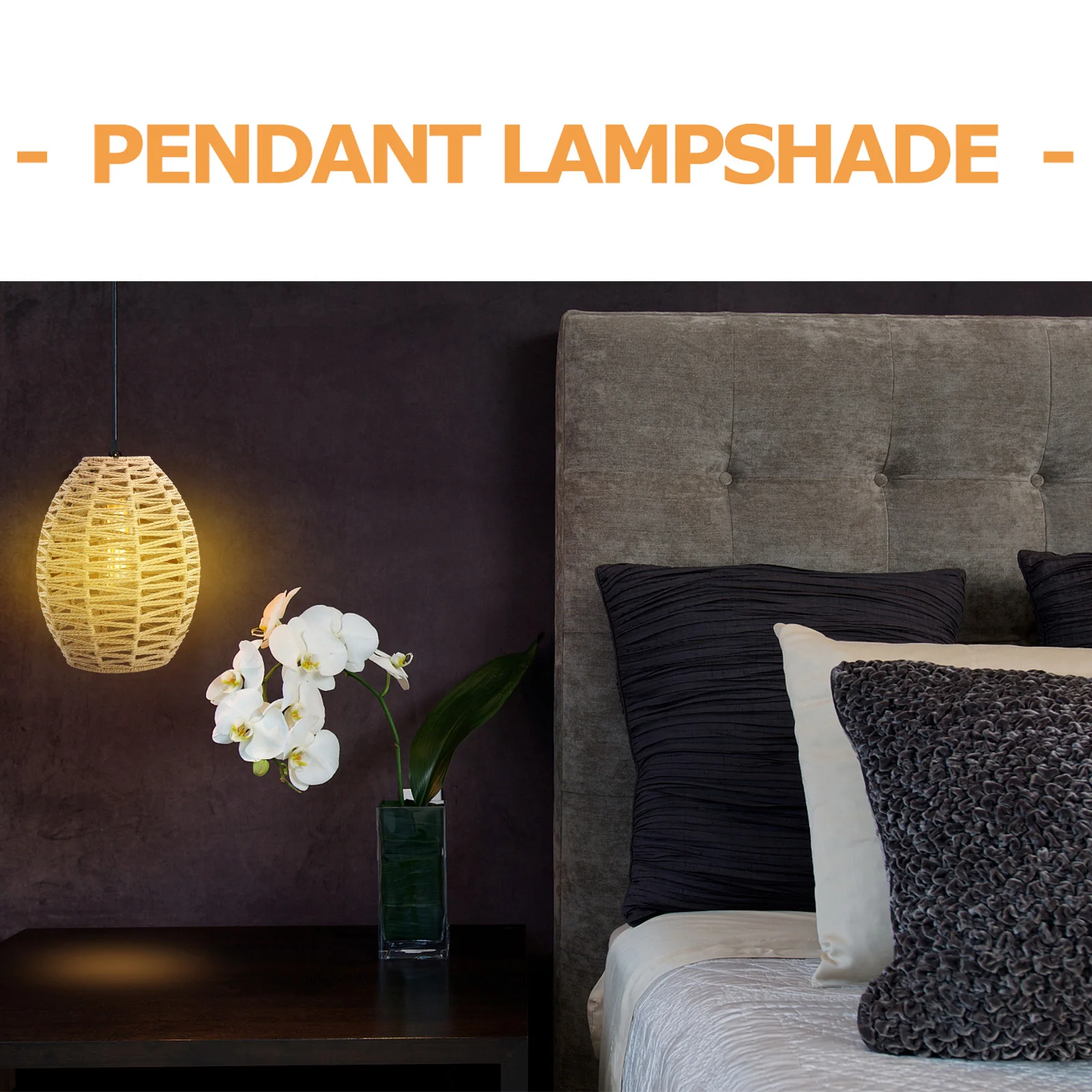 1Pcs Creative Pendant Lamp Cover Handcrafted Paper Rope Weaving Light Shade Cozy Mysterious Ambiance for Living Room Bedroom
1Pcs Creative Pendant Lamp Cover Handcrafted Paper Rope Weaving Light Shade Cozy Mysterious Ambiance for Living Room Bedroom