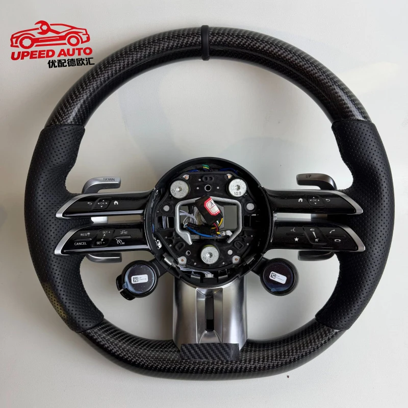 Suitable for Mercedes-Benz steering wheels of A-Class, C-Class, E-Class, S-Class, GLA, GLB, GLC, GLE, and the new AMG carbon fib
Suitable for Mercedes-Benz steering wheels of A-Class, C-Class, E-Class, S-Class, GLA, GLB, GLC, GLE, and the new AMG carbon fib
