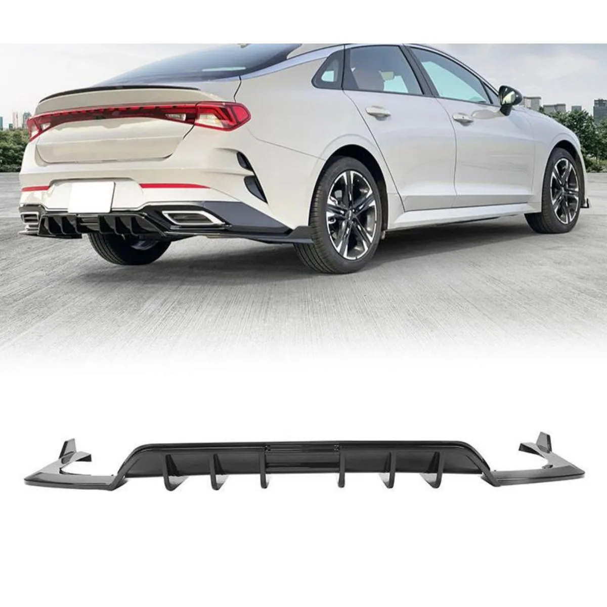 For Kia K5 2021-2024 GT Line Car Rear Bumper Spoiler Lip Diffuser Modification Part Bumper Guard Protector Cover Car Accessories
For Kia K5 2021-2024 GT Line Car Rear Bumper Spoiler Lip Diffuser Modification Part Bumper Guard Protector Cover Car Accessories