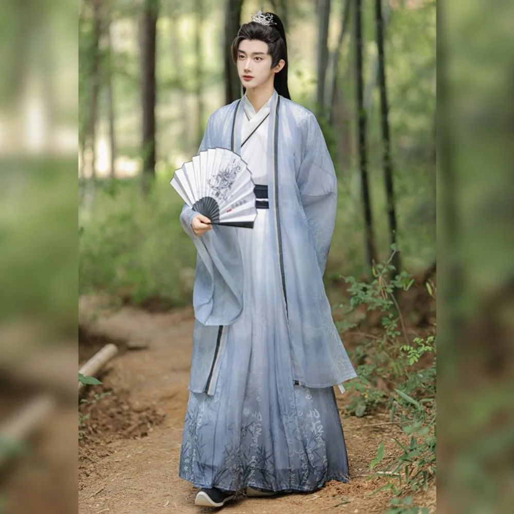 New Vintage Wei Jin Style Hanfu for Men, Chinese Ancient Costume, Handsome Flowing Ming Dynasty Plus Size Chinese Drama Cosplay
New Vintage Wei Jin Style Hanfu for Men, Chinese Ancient Costume, Handsome Flowing Ming Dynasty Plus Size Chinese Drama Cosplay