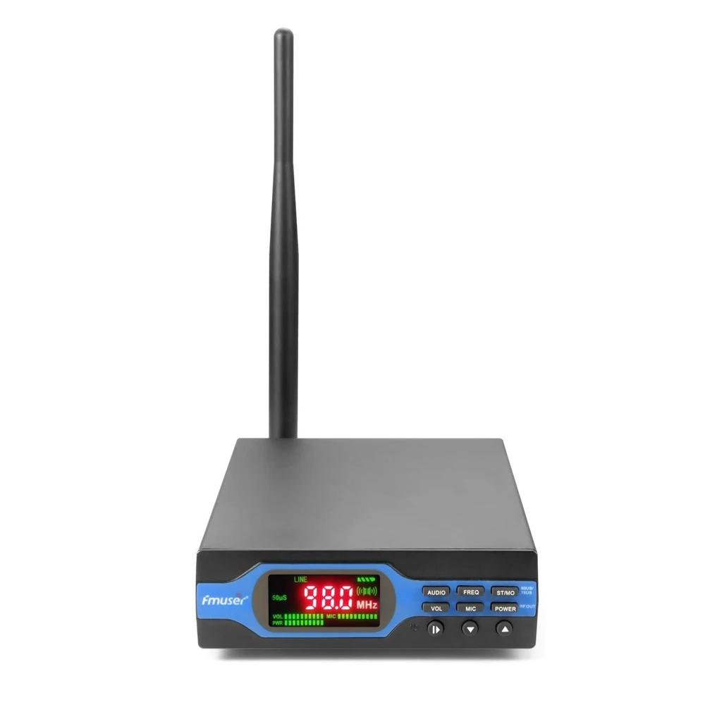 Fmuser FU-X01BK 1W FM Transmitter + Rubber Antenna Kit For Car Wirless Radio Station 76~108MHz
Fmuser FU-X01BK 1W FM Transmitter + Rubber Antenna Kit For Car Wirless Radio Station 76~108MHz