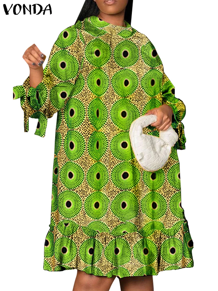 VONDA Women Sundress 2025 Summer Bohemian Dress Casual Loose Printed Robe Elegant Knee-length Party Vestidos Oversized
VONDA Women Sundress 2025 Summer Bohemian Dress Casual Loose Printed Robe Elegant Knee-length Party Vestidos Oversized