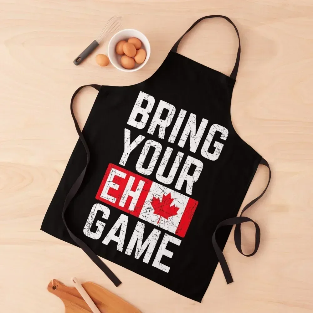 Bring Your Eh Game Canadian Flag Canada Pride Apron waterproof for women Kitchen Hairdresser Home Cleaning Apron
Bring Your Eh Game Canadian Flag Canada Pride Apron waterproof for women Kitchen Hairdresser Home Cleaning Apron