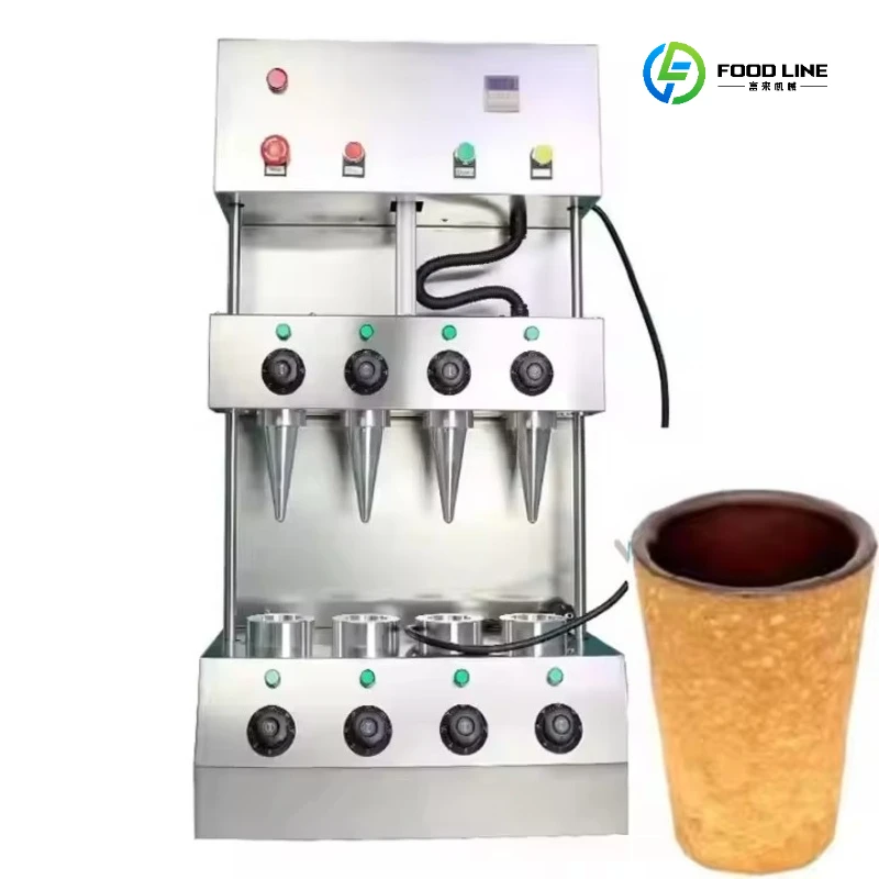 FL Commercial Electric Biscuit Tea Cup Baker Machine Edible Coffee Cup Machine for the Production of Waffle Cups Customized
FL Commercial Electric Biscuit Tea Cup Baker Machine Edible Coffee Cup Machine for the Production of Waffle Cups Customized