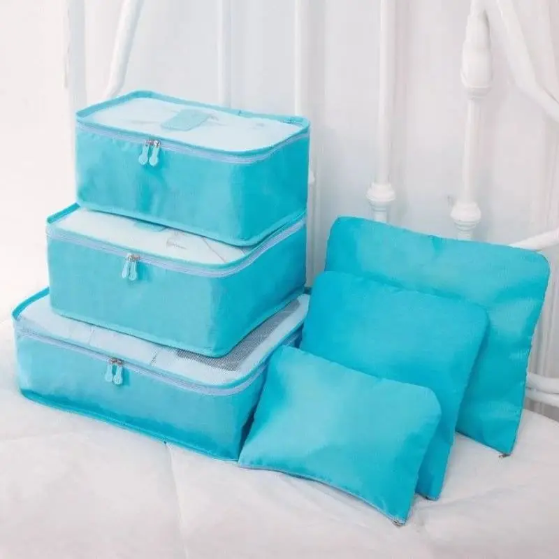 6 Pieces Portable Luggage Packing Cubes Foldable Waterproof Travel Storage Bag Luggage Organizers Home Storage Compressible
6 Pieces Portable Luggage Packing Cubes Foldable Waterproof Travel Storage Bag Luggage Organizers Home Storage Compressible