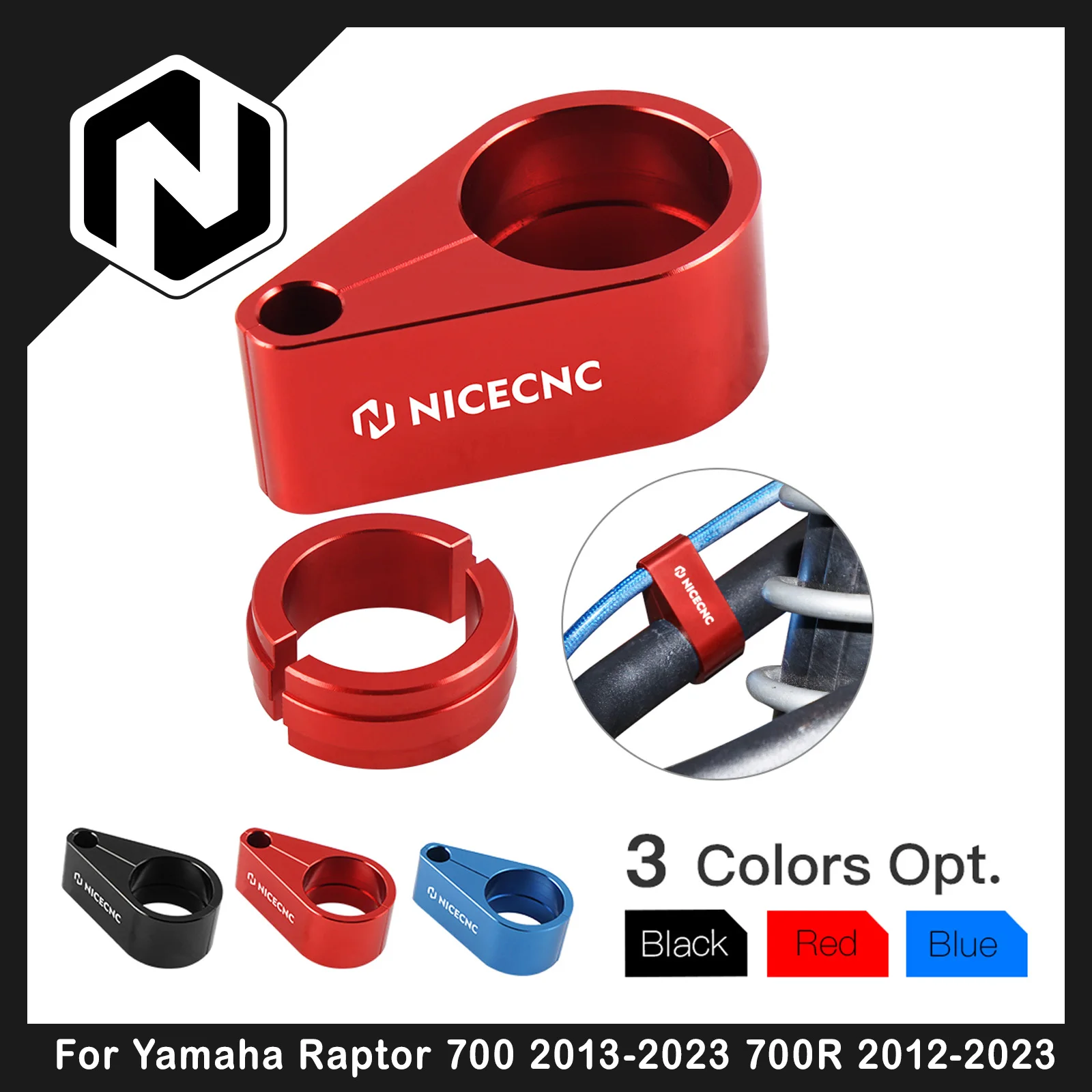 Держатель тормозного шланга и троса сцепления NICECNC для Yamaha Raptor 700 2006-2011, 700R 2012-2023, 19/25 мм, алюминиевая замена
Держатель тормозного шланга и троса сцепления NICECNC для Yamaha Raptor 700 2006-2011, 700R 2012-2023, 19/25 мм, алюминиевая замена