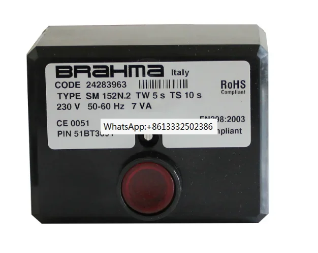 Программируемый контроллер VE3.2 230 В BRAHMA, итальянский оригинальный корейский блок управления программой горелки
Программируемый контроллер VE3.2 230 В BRAHMA, итальянский оригинальный корейский блок управления программой горелки