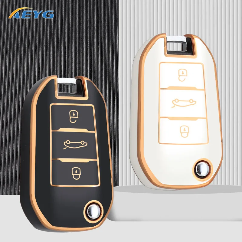 TPU Car Flip Key Case Shell Cover Fob For Peugeot 208 3008 308 508 408 2008 307 4008 For Citroen C4 C3 C6 CACTUS C8 Keychain
TPU Car Flip Key Case Shell Cover Fob For Peugeot 208 3008 308 508 408 2008 307 4008 For Citroen C4 C3 C6 CACTUS C8 Keychain