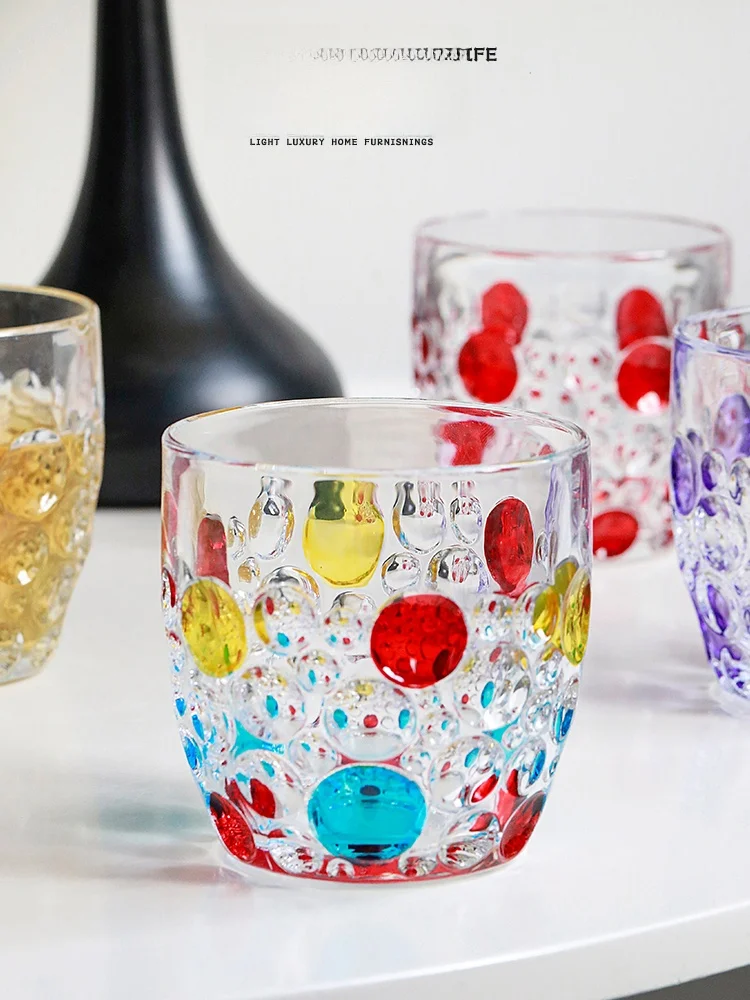 JOGA Hand-Painted Crystal Glass Whiskey Cup European Style Festive Gift Water Wave Dot Design High Quality Beverageware
JOGA Hand-Painted Crystal Glass Whiskey Cup European Style Festive Gift Water Wave Dot Design High Quality Beverageware