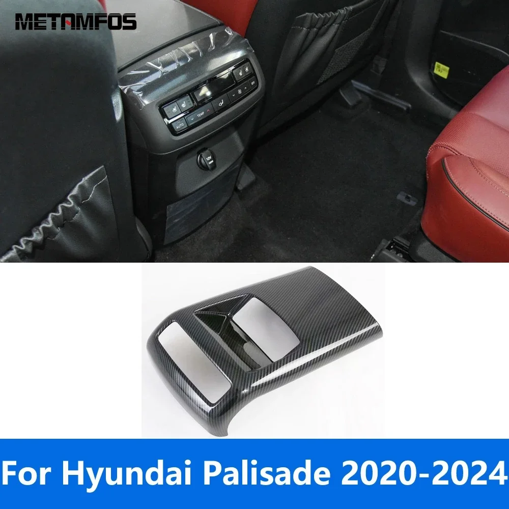 Для Hyundai Palisade 2020-2023 2024, подлокотник из углеродного волокна, задняя крышка вентиляционного отверстия для кондиционера, аксессуары, Стайлинг автомобиля
Для Hyundai Palisade 2020-2023 2024, подлокотник из углеродного волокна, задняя крышка вентиляционного отверстия для кондиционера, аксессуары, Стайлинг автомобиля