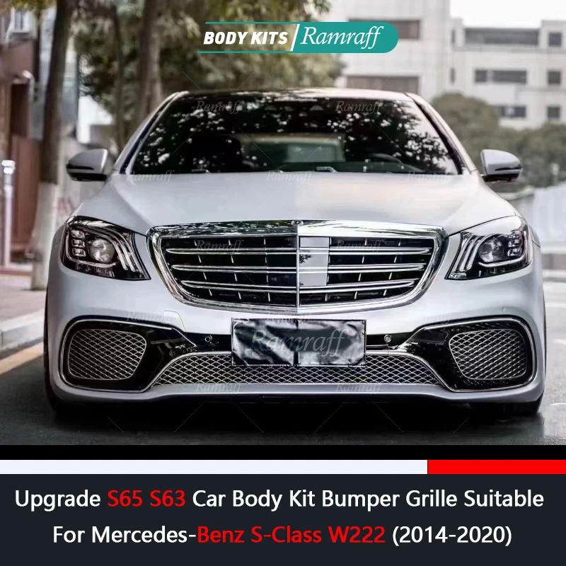 AMG S65 S63 Стиль Бампер решетка Корпус Комплект подходит для Mercedes-Benz S320 S350 S450 S500 шасси №: W222 2014-2020
AMG S65 S63 Стиль Бампер решетка Корпус Комплект подходит для Mercedes-Benz S320 S350 S450 S500 шасси №: W222 2014-2020