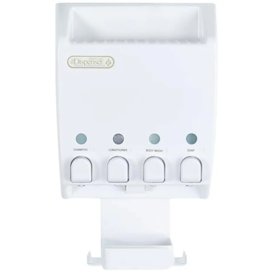 Ulti-Mate Shower Dispenser Caddy 4, Wall Mount Shower Soap Dispenser for Bathroom, Shelf, Built-in Hooks and Soap Dish, No Dril
Ulti-Mate Shower Dispenser Caddy 4, Wall Mount Shower Soap Dispenser for Bathroom, Shelf, Built-in Hooks and Soap Dish, No Dril