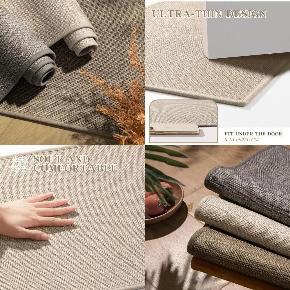 Ultra-Thin, Large 59x25 Quick-Dry, Non-Slip Bathroom Mat - Light Beige
Ultra-Thin, Large 59x25 Quick-Dry, Non-Slip Bathroom Mat - Light Beige