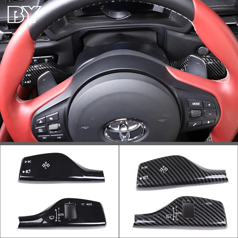 ABS Carbon Fiber Interior Car Turn Signal Wiper Rod Decorative Shell Sticker For Toyota GR Supra A90 2019-2022 Auto Accessories
ABS Carbon Fiber Interior Car Turn Signal Wiper Rod Decorative Shell Sticker For Toyota GR Supra A90 2019-2022 Auto Accessories